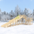Зимняя горка "IgraGrad Snow Fox", скат 10 м (мод. 2) без окраски