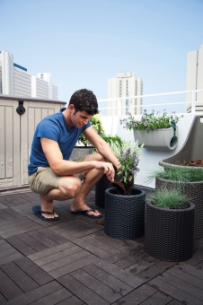 Комплект кашпо CYLINDER PLANTERS - 3 шт. (S+M+L)