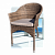 Плетеное кресло AFM-353CL Beige + подушка
